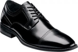Mens Stacy Adams Waltham 20138   Black Leather Lace Up Shoes