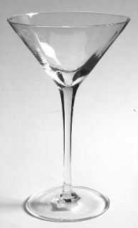 Artland Crystal Optic Martini Glass   Clear, Optic Bowl, No Trim
