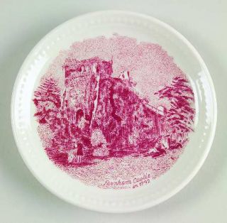 Johnson Brothers Old Britain Castles Pink (England 1883) Coaster, Fine China Din