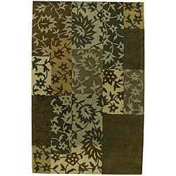 Brown Floral Rug (5 X 8) (BeigePattern GeometricMeasures 1 inch thickTip We recommend the use of a non skid pad to keep the rug in place on smooth surfaces.All rug sizes are approximate. Due to the difference of monitor colors, some rug colors may vary 