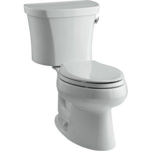 Kohler K 3948 RA 95 WELLWORTH Elongated 1.28 gpf Toilet, 14 In. Rough In, Right 