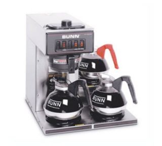 BUNN O Matic Pourover Coffee Maker w/ Lower Warmer, 3.8 gal in 1 hr, Stainless