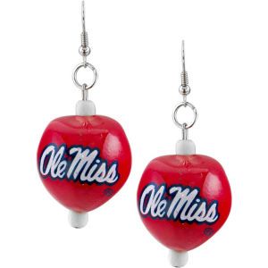 Mississippi Rebels NCAA Kukui Nut Earring