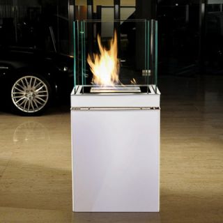 Radius Design Semi Flame Ethanol Fireplace 1*553 Size / Finish 1.7 Liter / S
