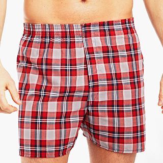 Fruit Of The Loom 4 pk. Plaid Boxer Shorts, Assorted, Mens