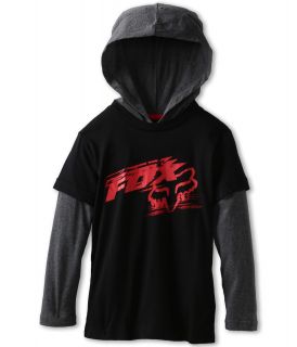 Fox Kids Rutledge 2fer Hoodie Boys Sweatshirt (Black)