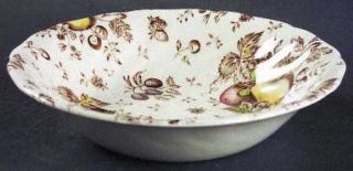 Johnson Brothers AutumnS Delight Coupe Soup Bowl, Fine China Dinnerware   Brown