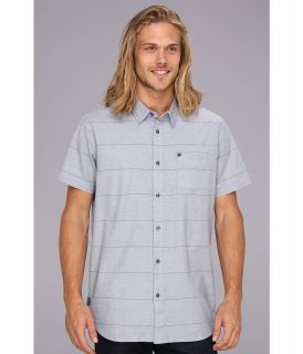 Rip Curl Tanner S/S Shirt Mens Short Sleeve Button Up (Gray)
