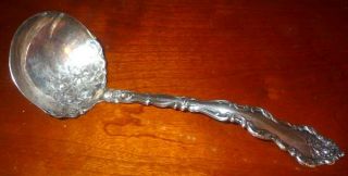 International Silver Lafayette (Silverplate,1908,No Monos) Gravy Ladle, Solid Pi