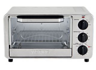 Waring Toaster Oven w/ 4 Slice Capacity, Brushed Stainless Finish, .45 cuft