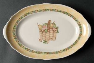 Johnson Brothers Arcadia (Fruit) 12 Oval Serving Platter, Fine China Dinnerware