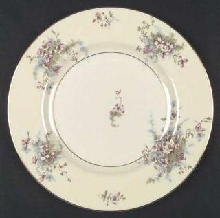 Haviland Apple Blossom (New York) Large Dinner Plate, Fine China Dinnerware   Ne