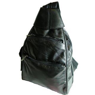Small Triangle Backpack (BlackDimensions 8 inches high x 12 inches wide x 4 inches deep Weight 1.5 pounds )