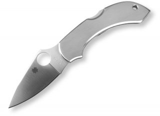 Spyderco Dragonfly Stainless Steel Folding Knife With Plain Edge