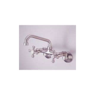 Elements of Design ES2008X Accents Two Handle Wall Mount Kitchen Faucet