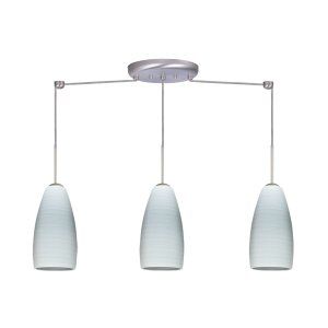 Besa Lighting BEL 3BB 1509KR SN Chrissy Pendant