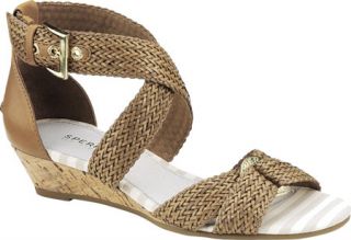 Womens Sperry Top Sider Alvina   Cognac Woven Sandals