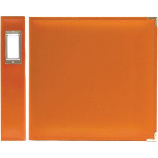We R Memory Keepers Orange Soda Faux Leather 3 ring Binder (Orange soda3 ring binderDimensions 11 inches high x 8.5 inches longMaterials Faux leatherArchival safe with reinforced padded board coverSewn edges, metal accentsIncludes ten top loading page p