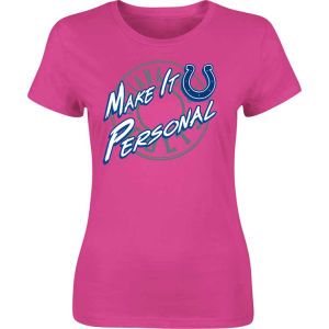 Indianapolis Colts VF Licensed Sports Group NFL Womens Pink Theory III T Shirt