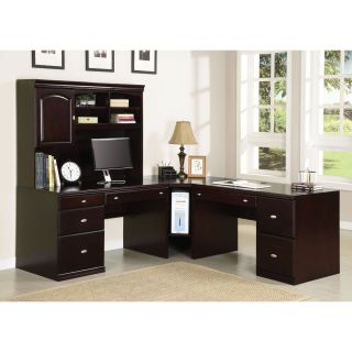 Cape Espresso Wood Office Desk