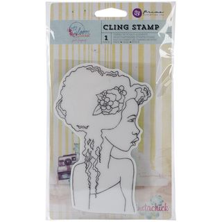 Bloom Cling Rubber Stamps 4x6 girl Hope