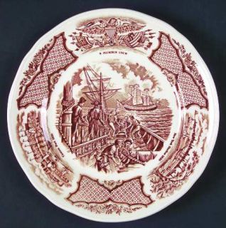 Alfred Meakin Fair Winds Brown Bread & Butter Plate, Fine China Dinnerware   Bro