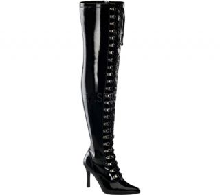 Womens Funtasma Dominatrix 3024X   Black Patent Boots