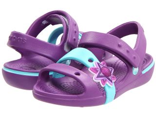 Crocs Kids Keeley Sandal Girls Shoes (Purple)