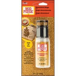 Mod Podge Dimensional Magic Glitter gold (Gold. Conforms to ASTM D4236. Made in USA. )
