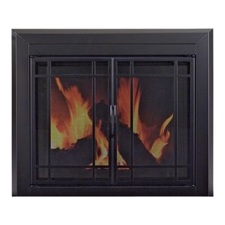 Pleasant Hearth Easton Fireplace Glass Door   For Masonry Fireplaces, Small,