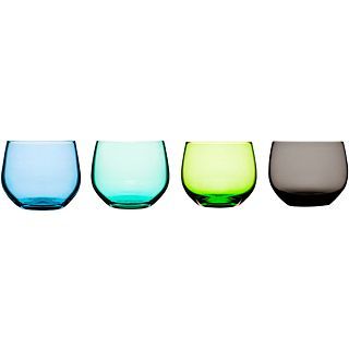 Spectra Set of 4 Tumblers, Green/Blue