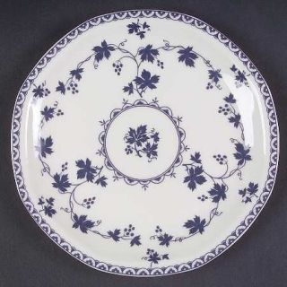 Royal Doulton Hartford Bread & Butter Plate, Fine China Dinnerware   Blue Grapes