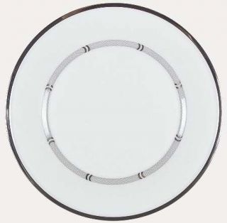 Lenox China Solitaire White Accent Luncheon Plate, Fine China Dinnerware   Dimen