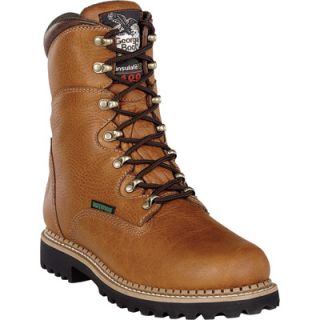 Georgia Renegades 8in. Waterproof Steel Toe EH Work Boot   Curry Tan, Size 10,