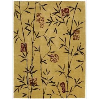 Chambord Asian Bamboo Gold Rug (56 X 75)