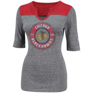 Chicago Blackhawks Majestic NHL Womens Freeze The Puck Top