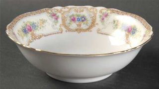 Paul Muller Linwood, The Coupe Cereal Bowl, Fine China Dinnerware   Yellow Scrol