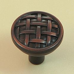 Basket Weave Cabinet Knobs (pack Of 10)