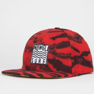 Red Tiger Mens Snapback Hat Red One Size For Men 224345300