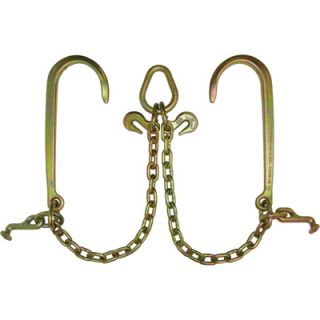 B/A Products V Chain with Hooks   15in. J  & T Hooks; 2 ft. legs, Model# N711 8T