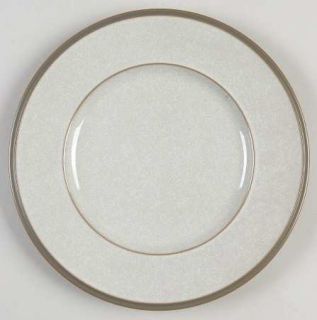 Dansk Leano Green Salad Plate, Fine China Dinnerware   Stone Texture,Green Band,