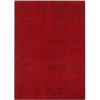 Hand knotted Mirage Red Viscose Rug (8 X 10)