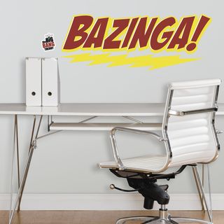 Cbs Big Bang Theory BaZinga Peel and Stick Giant Wall Decal