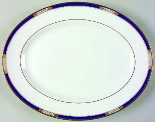 Lenox China Royal Treasure 13 Oval Serving Platter, Fine China Dinnerware   Cla