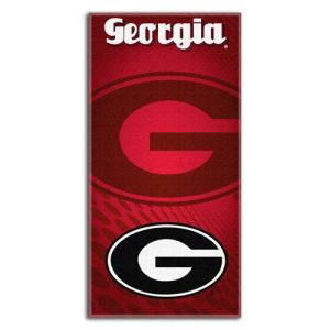 Georgia Bulldogs Northwest Company Emblem Beach Towel NCAA