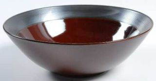 Sango Bistro Brown Coupe Soup Bowl, Fine China Dinnerware   Coupe,Tan Border,Glo