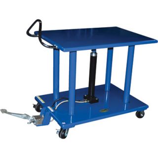 Vestil Manual Hydraulic Post Table   4000 Lb. Capacity, Model# HT 40 3036