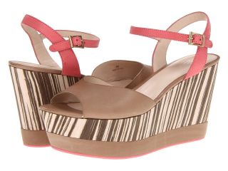 Pelle Moda Goldy Womens Wedge Shoes (Taupe)