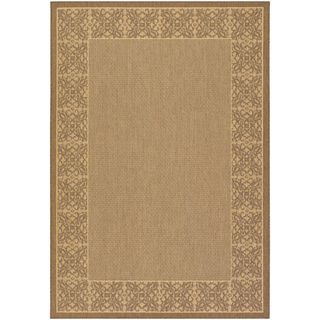 Recife Summer Chimes Natural/ Cocoa Rug (86 X 13) (NaturalSecondary colors CocoaPattern BorderTip We recommend the use of a non skid pad to keep the rug in place on smooth surfaces.All rug sizes are approximate. Due to the difference of monitor colors,