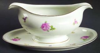 Rosenthal   Continental Hillside Gravy Boat with Attached Underplate, Fine China